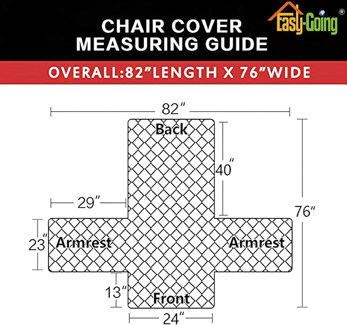 Easy-Going Chair Sofa Slipcover Reversible Sofa Cover Water Resistant Couch Cover Furniture Protector Cover with Elastic Straps for Pets Kids Children Dog Cat (Chair, Chocolate/Chocolate)