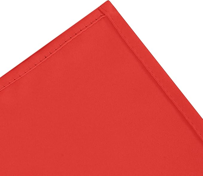 LEMOMO Blackout Curtains 38 x 54 inch/Bright Red Curtains Set of 2 Panels/Thermal Insulated Room Darkening Bedroom Curtains