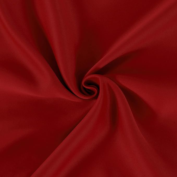 LEMOMO Red Blackout Curtains 34 x 84 Inch Length/Set of 2 Curtain Panels/Thermal Insulated Room Darkening Blackout Curtains for Bedroom