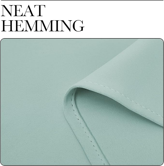 NICETOWN Blackout Curtain Panels for Bedroom, 2 Panels, W42 x L60 inches, Aqua, Thermal Insulated Grommet Top Blackout Draperies and Drapes