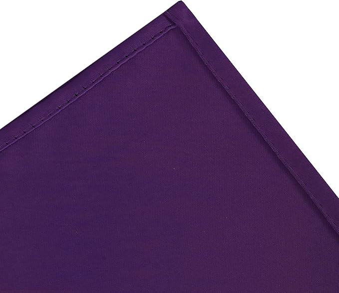 LEMOMO Purple Blackout Curtains 52 x 84 Inch Length/Set of 2 Curtain Panels/Thermal Insulated Room Darkening Curtains for Bedroom