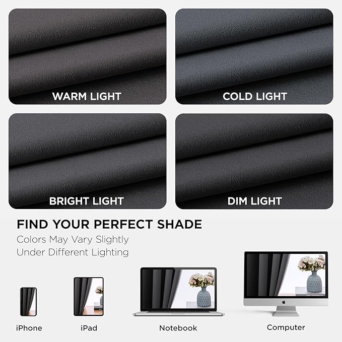 Joydeco Blackout Curtains 63 Inch Length 2 Panels Set, Thermal Insulated Long Drapes 2 Burg, Room Darkening Grommet Drapes for Living Room Bedroom Window