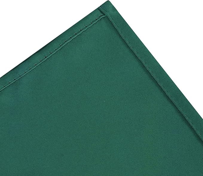 LEMOMO Green Blackout Curtains 34 x 63 Inch Length/Set of 2 Curtain Panels/Thermal Insulated Room Darkening Blackout Curtains for Bedroom