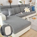 Sofa Covers Couch Covers for Sofa Pet Friendly Couch Cushion Covers Universal Sofa Covers Washable Stretch Slipcovers for Sectional Sofa (Texture Gray,Extra Large Single Seat Cover)