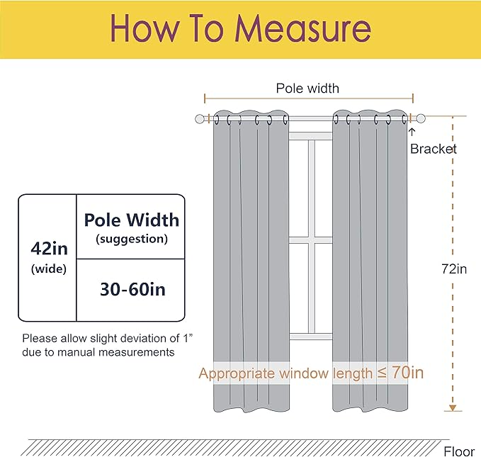 NICETOWN Thermal Room Darkening Draperies Curtains, Thermal Insulated Grommet Room Darkening Drape Panels for Bedroom (Biscotti Beige, 2 Panels, W42 x L72 -Inch)