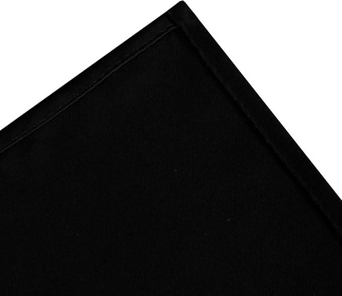 LEMOMO Black Thermal Blackout Curtains/52 x 95 Inch/Set of 2 Panels Room Darkening Curtains for Bedroom