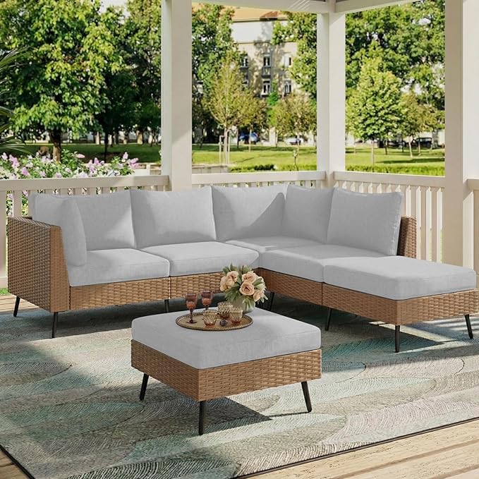 hyha Milk Silk Couch Cushion Covers, Soft Magic Sofa Covers Washable for 3 Cushion Couch, Stretch Sectional Outdoor Cushion Covers for Patio Furniture with Elastic Bottom(3 Packs, Grey)