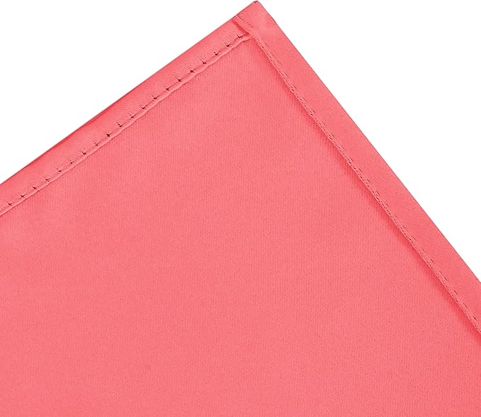 LEMOMO Coral Thermal Blackout Curtains/42 x 72 Inch/Set of 2 Panels Room Darkening Curtains for Bedroom