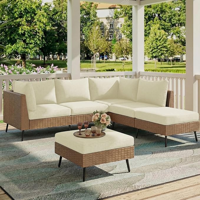 hyha Milk Silk Couch Cushion Covers, Soft Magic Sofa Covers Washable for 3 Cushion Couch, Stretch Sectional Outdoor Cushion Covers for Patio Furniture with Elastic Bottom(Large, Cream)