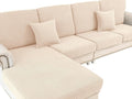 Couch Cushion Cover Loveseat Cover or 2 Seat Sofa Cover Washable Stretch Sectional Sofa Slipcover(1 Piece for Loveseat or Sofa 2-Seater, Natural)