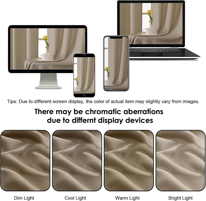 OWENIE Bob 1 PCS Camel Valances for Windows, Faux Linen Textured Kitchen Window Curtains Valance for Bedroom Living Room, Modern Soft Airy Solid Rod Pocket Bathroom Cafe Curtain, 60Wx20L Inch