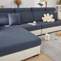 Sofa Covers Couch Covers for Sofa Pet Friendly Couch Cushion Covers Universal Sofa Covers Washable Stretch Slipcovers for Sectional Sofa (Texture Metal Gray,Back Cover L)