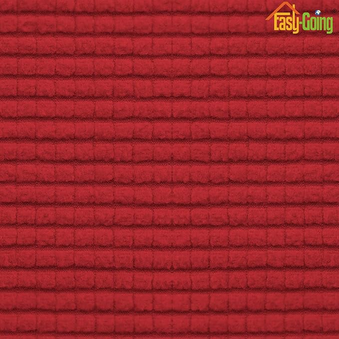 Easy-Going Stretch Chair Cushion Cover Sofa Cushion Furniture Protector Sofa Seat Sofa Slipcover Sofa Cover Soft Flexibility with Elastic Bottom(Chair Cushion, Christmas Red)