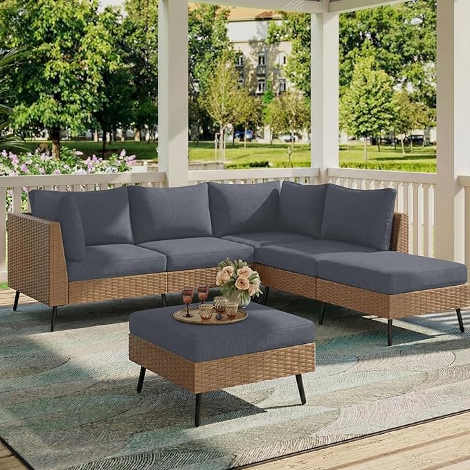 hyha Milk Silk Couch Cushion Covers, Soft Magic Sofa Covers Washable for 2 Cushion Couch, Stretch Sectional Outdoor Cushion Covers for Patio Furniture with Elastic Bottom(2 Packs, Dark Gray)