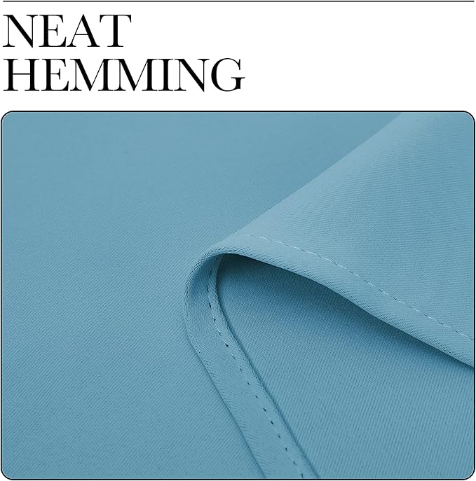 NICETOWN Room Darkening Curtain Panels - Toddler Boy Bedroom Drapes with Grommet Top, Energy Smart Window Treatment Curtains(Teal Blue, 42 inches W x 95 inches L, 2 Panels)