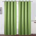 LEMOMO Light Green Blackout Curtains for Bedroom Room Darkening Curtains/Draperies 52 x 84 Inches Long Thermal Insulated Living Room Curtains Set of 2 Panels