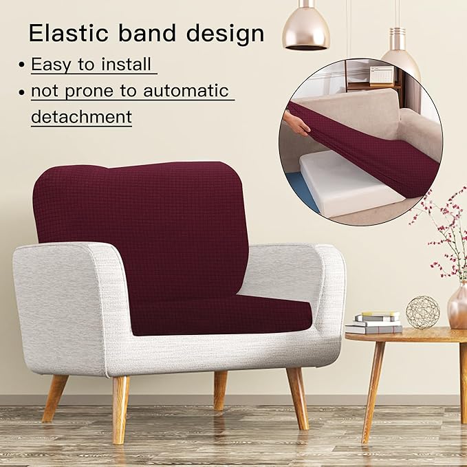 Outdoor Cushion Covers Set,14PCS Patio Furniture Couch Seat Slipcovers, Replacement for Sofa Sectional Chair(Cover，Only)