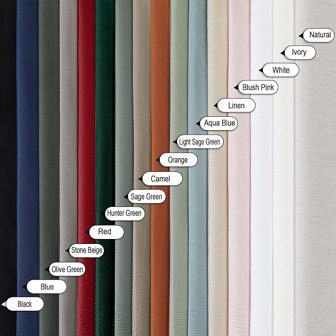 Chyhomenyc Orange Valance for Windows, Light Filtering Faux Linen Textured Small Short Valance for Kitchen Bathroom Laundry Basement, Solid Rod Pocket Top Window Curtain, 60Wx14L inch, 1 Piece