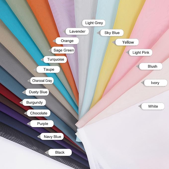 OVZME Turquoise Sheer Curtains 90 Inches Long 2 Panels - Soft Light Filtering Window Sheer Panels for Living Room/Bedroom, Top Dual Rod Pocket, 1 Pair, Each 42Wx90L Inches