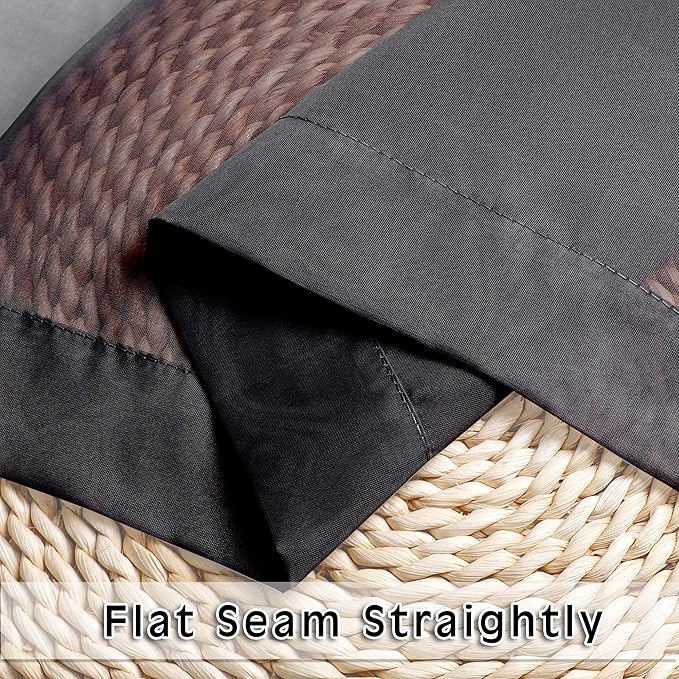 OVZME 45 Inches Length Black Sheer Curtains for Small Windows Rod Pocket 2 Panels Set, Lightweight & Breathable & Soft Touching Voile Panels for Kitchen, Each 42" Wx45 L, Black