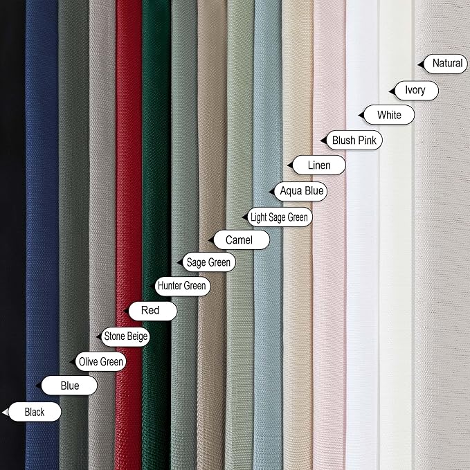Chyhomenyc Black Valance for Windows, Light Filtering Faux Linen Solid Short Curtain Valance, Burlap Decorative Small Curtain for Kitchen Bathroom Laundry Basement, 60Wx12L inch, 1 Piece