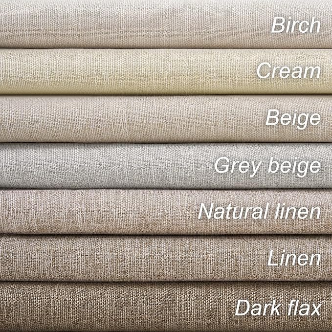 Topfinel 105 Inch Linen Blackout Curtains for Living Room, Modern Neutral Burlap Black Out Thermal Noise Cancelling Curtains，tan Tab Top Rod Pocket 2 Panels Set for Sliding Glass Doors Bay Window