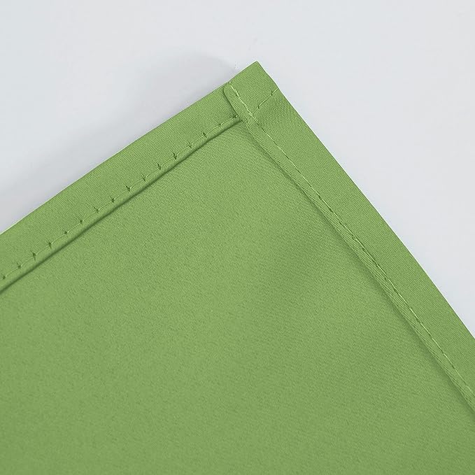 LEMOMO Light Green Thermal Blackout Curtains/52 x 95 Inch/Set of 2 Panels Room Darkening Curtains for Bedroom